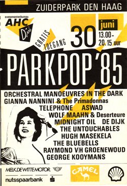 Parkpop 1985 with George Kooymans Band